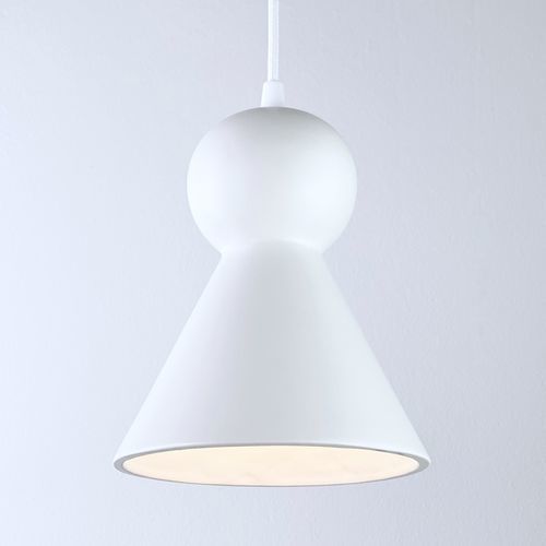Suspension - LOVER 2.0_matte white - neo - en céramique / design minimaliste / d'intérieur