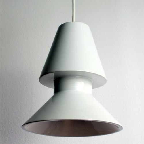 Suspension - TWIN 1_1_glossy white - neo - en céramique / design minimaliste / d'intérieur