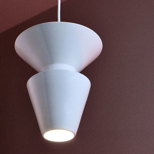 Suspension - TWIN 1.2_glossy white - neo - en céramique / design minimaliste / d'intérieur