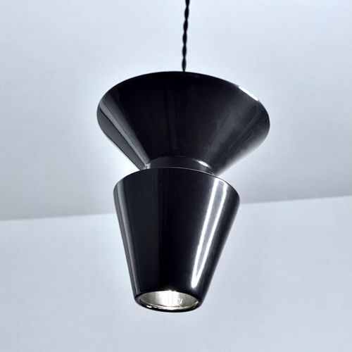 Suspension - TWIN 1.2_glossy black - neo - en céramique / design minimaliste / d'intérieur