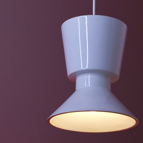 Suspension - TWIN 2.1_glossy white - neo - en céramique / design minimaliste / d'intérieur