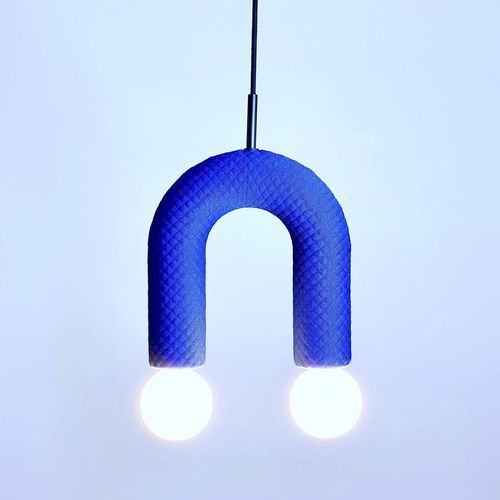 Suspension - DUO_mosaic 2_0772 - neo - en tissu / en céramique / design minimaliste