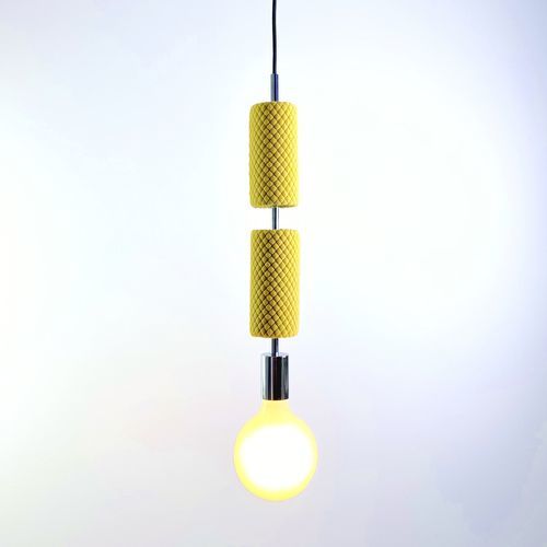 Suspension - SLICES_mosaic - neo - en métal / en tissu / en céramique