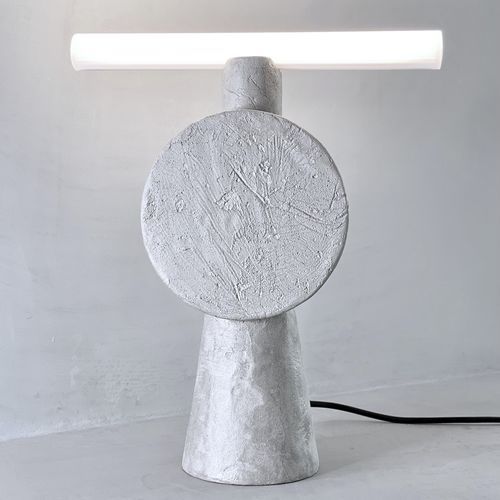Lampe de table - HALO_circle - neo - en céramique / en béton / design original