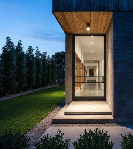 Porte d'entrée - Colquitt, Texas, United States - FritsJurgens - en acier / à pivot / contemporaine