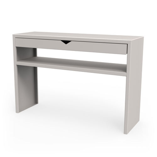 Console contemporaine - SPIRIX - ZHED - en acier / rectangulaire / avec tiroir