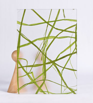 Panneau décoratif pour agencement intérieur - WEED GREEN - Designpanel - en plastique / lisse