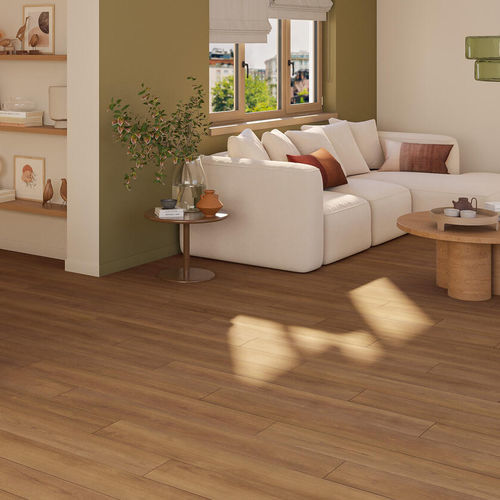 Sol stratifié en chêne - EASY LINE  - Tarkett PROFESSIONAL - en noyer / en bois de feuillus / en HDF