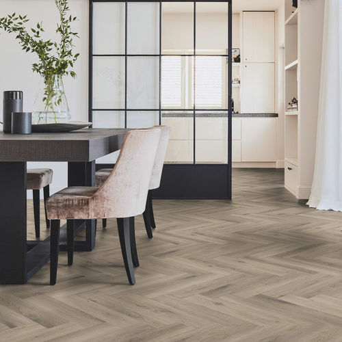 Sol stratifié en chêne - WOODSTOCK HERRINGBONE - Tarkett PROFESSIONAL - en HDF / flottante clic / aspect bois