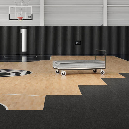 Sol sportif d'intérieur - PROTECTILES - Tarkett PROFESSIONAL - en caoutchouc recyclé / professionnel / durable