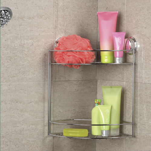 Panier mural de douche - TWIST N LOCK PLUS - Better Living Products - d'angle