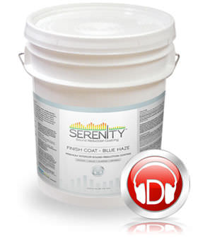 Peinture isolante phonique - SERENITY DESIGNER COLOR / BLUE HAZE - 360 COATINGS - intérieure / pour mur