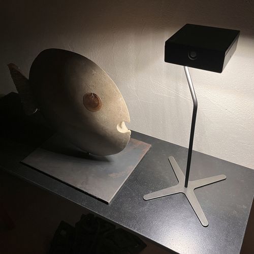 Lampe nomade - CANDLESTICK TEE - aralia - LYX luminaires - en acier / en acier inoxydable / en acier peint