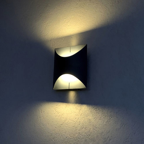 Applique murale contemporaine - AP 015 L - aralia - LYX luminaires - pour intérieur / pour façade / en acier