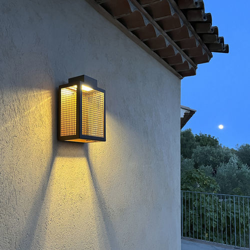 Applique murale contemporaine - AP 030 TRAME - aralia - LYX luminaires - pour intérieur / de terrasse / pour façade