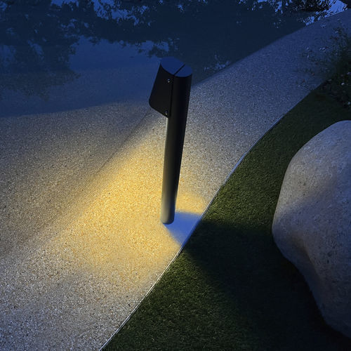 Borne d'éclairage de jardin - BN 05 - aralia - LYX luminaires - urbaine / contemporaine / en acier inoxydable