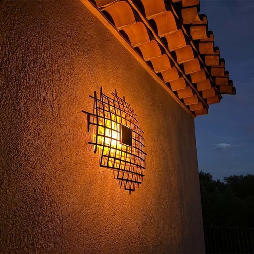 Applique murale contemporaine - YXY - aralia - LYX luminaires - d'extérieur / en acier COR-TEN® / en acier