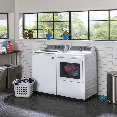 Sèche-linge à poser - GTD75GCSLWS - general electric - à gaz / respectant l'environnement