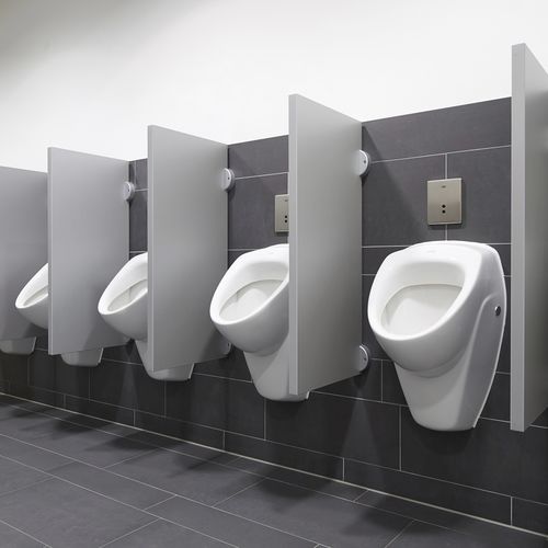 Séparation pour urinoirs pour sanitaire public - SVF30 - Schaefer-Trennwandsysteme