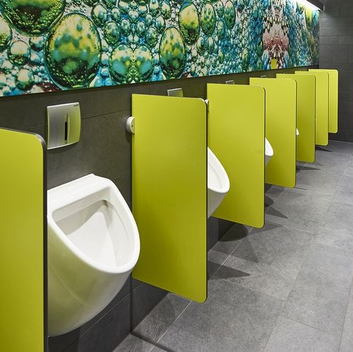 Séparation pour urinoirs pour sanitaire public - VK13 - Schaefer-Trennwandsysteme