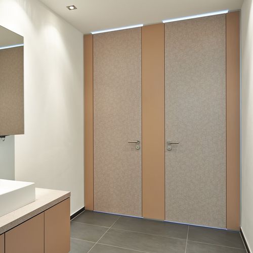Cabine sanitaire en HPL - SVFG40 ALTUS - Schaefer-Trennwandsysteme - pour WC / pour intérieur