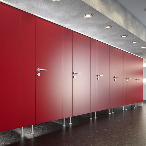 Cabine sanitaire en mélaminé - SVF30 - Schaefer-Trennwandsysteme - pour WC / pour intérieur
