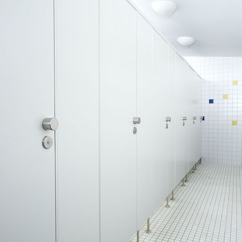 Cabine sanitaire en aluminium - PUP30 - Schaefer-Trennwandsysteme - en acier / pour WC / pour établissement public