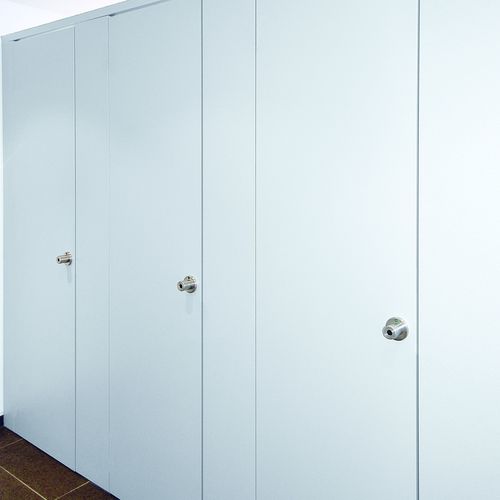 Cabine sanitaire en aluminium - PUP40 - Schaefer-Trennwandsysteme - en acier / pour WC / pour établissement public