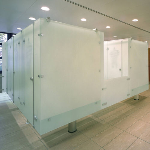 Cabine d'habillage pour établissement public - VITRUM II WK - Schaefer-Trennwandsysteme