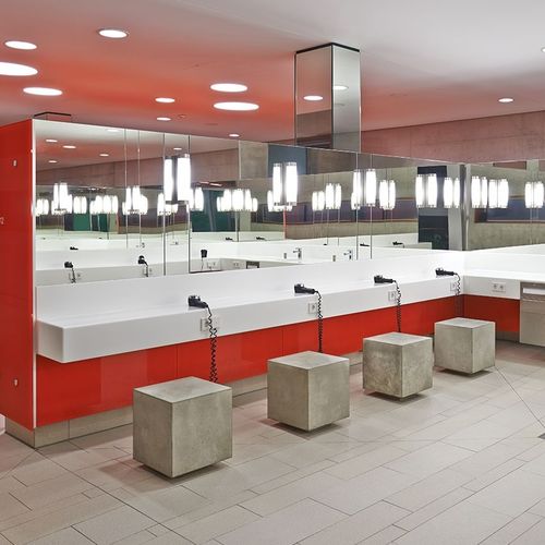 Salle de bain contemporaine - MWT - Schaefer-Trennwandsysteme - en céramique / professionnelle