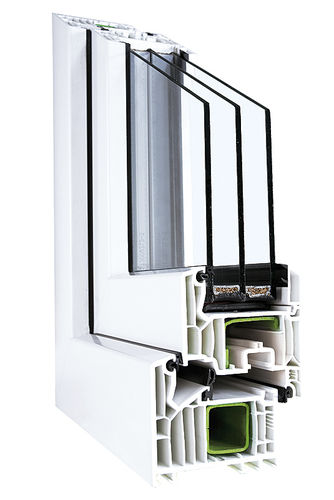 Profilé pour fenêtre en PVC - SOFTLINE 82  - ABM FENETRE