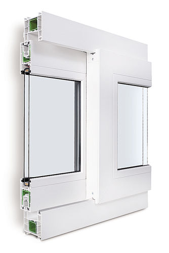 Fenêtre en PVC - ECOSOL - ABM FENETRE - coulissante / à double vitrage