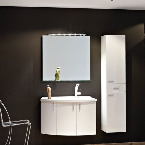 Miroir de salle de bain mural - WING - ALKE - suspendu / contemporain / rectangulaire