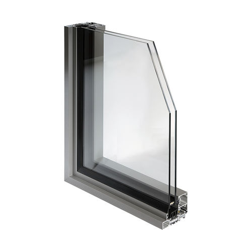 Fenêtre en aluminium - MB SLIMLINE - BERTRAND - battante / à double vitrage / à isolation thermique