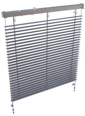 Volet roulant - C50 SLIM - BERTRAND - en aluminium / pour façade