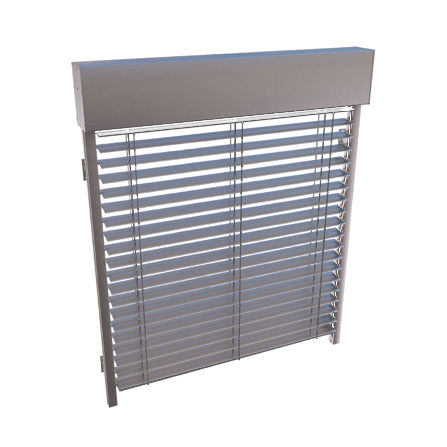 Volet roulant - Z90 - BERTRAND - en aluminium / pour façade