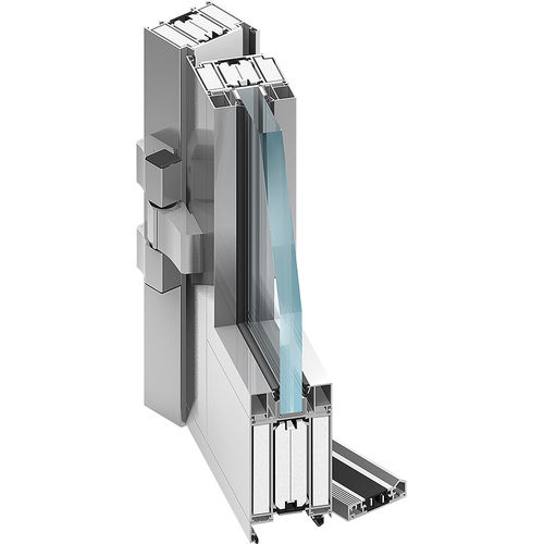 Porte d'intérieur - MB78 EI - BERTRAND - en aluminium / battante / vitrée