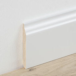 Plinthe blanche - ENGLISH - BERRYALLOC - en bois / rectangulaire
