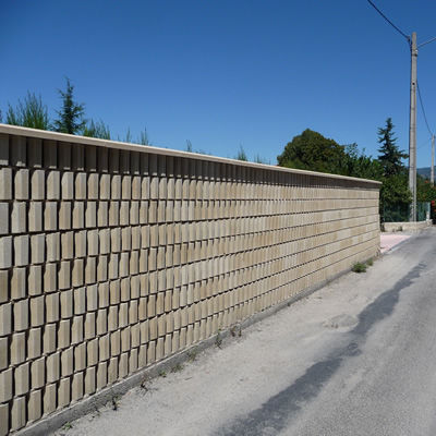 Bloc de béton creux - BETOPHONE ® - BETOCONCEPT - pour mur de soutènement / acoustique / apparent
