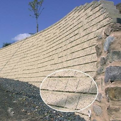 Bloc de béton plein - PIERAMUR ® - BETOCONCEPT - perforé / pour mur de soutènement / acoustique