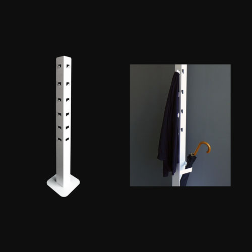Porte-manteau sur pied - BPLAN - contemporain / en aluminium / professionnel