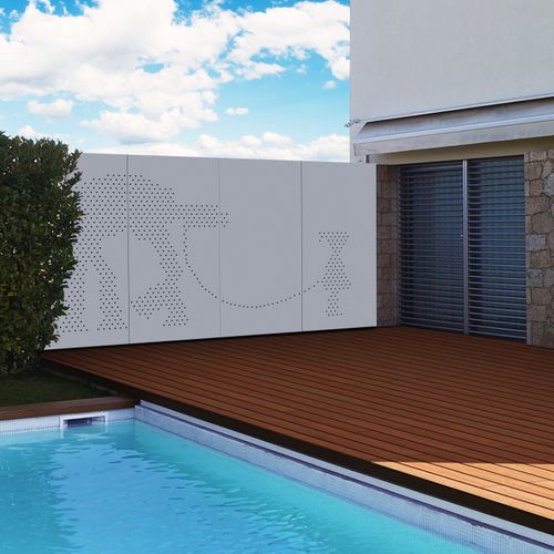 Panneau décoratif mural - BPLAN - pour cloison / en aluminium / en acier