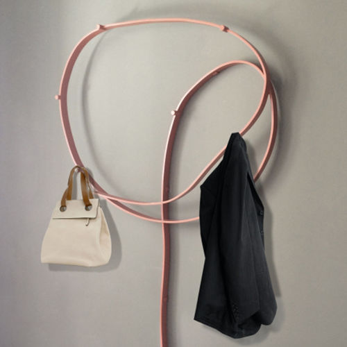 Porte-manteau mural - BPLAN - design original / en aluminium / professionnel
