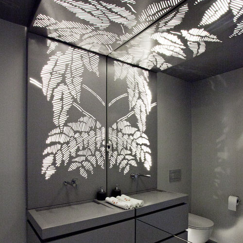 Panneau décoratif. en métal - BPLAN - pour agencement intérieur / mural / imprimé