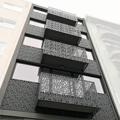 Panneau pour façade - BPLAN - de revêtement / pour balcon / en acier