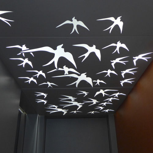Panneau décoratif pour faux-plafond - BPLAN - pour plafond / rétroéclairé / léger