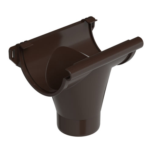 Gouttière PVC - RE090-_-OP050 - GALECO - demi-ronde