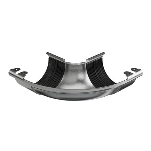 Gouttière en acier galvanisé - RO120-L-LZ090 - GALECO - demi-ronde / d'angle