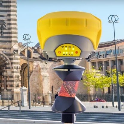 Récepteur GNSS - X-POLE - GEOMAX - Bluetooth / pour chantier / compact