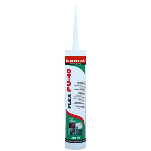 Mastic élastique - FLEX PU-40 - ISOMAT S.A. - en élastomère / à base de polyuréthane / pour étanchéité